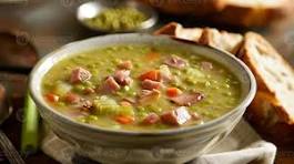 Erwtensoep maaltijd!